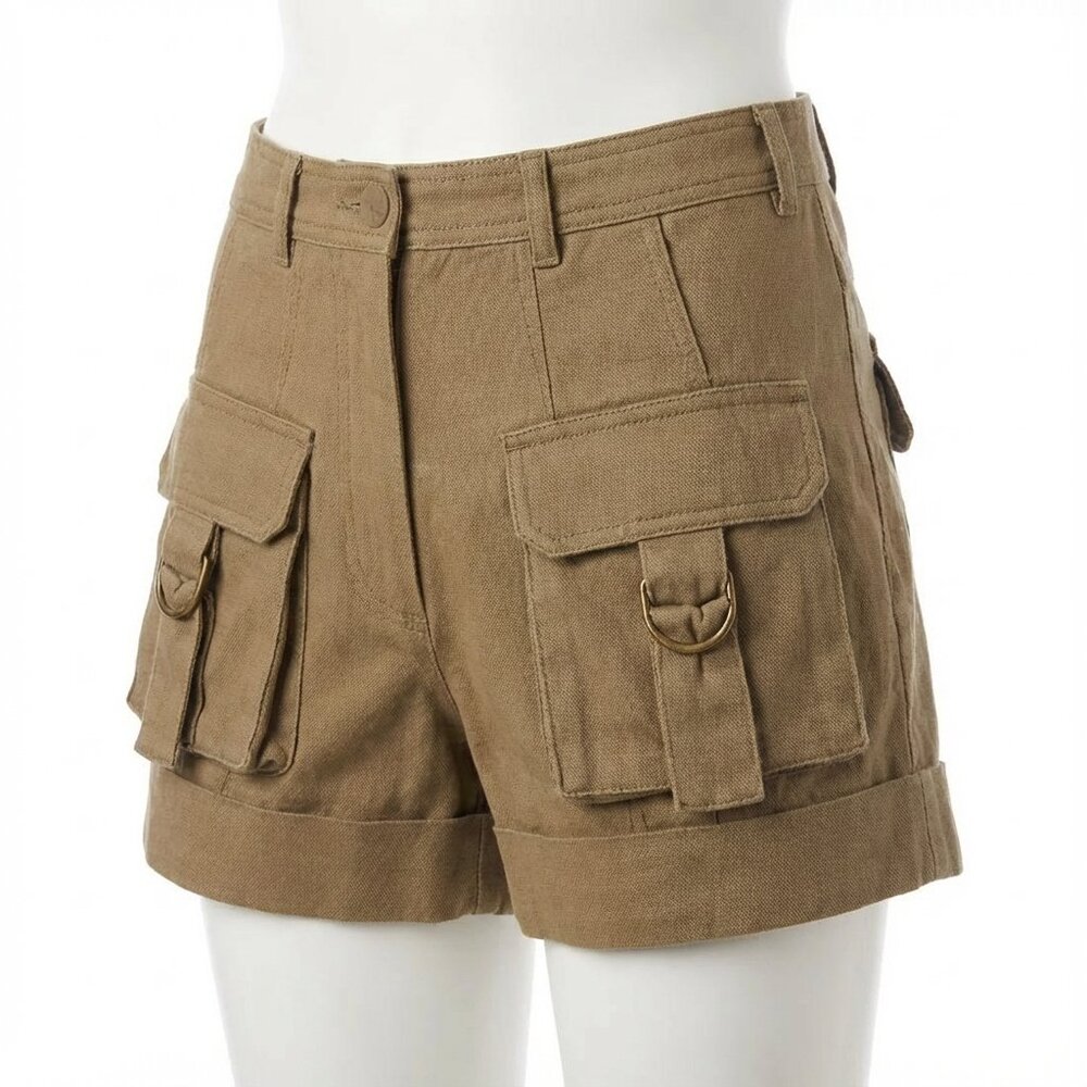 Moon river Khaki Cargo Shorts
